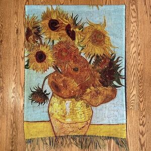 Van Gogh Sunflower Scarf